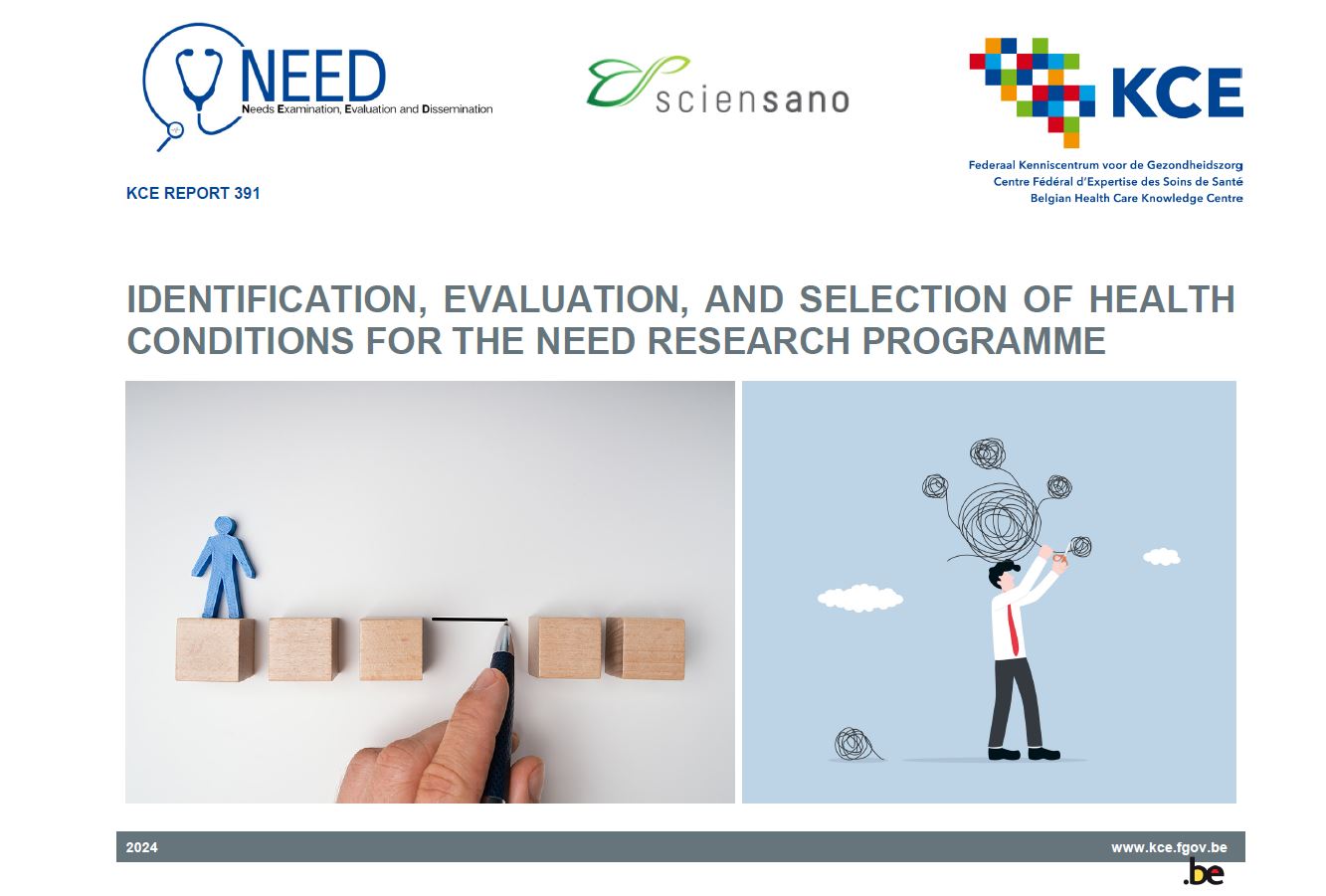 NEED: Identification, evaluation and selection of health conditions for the NEED research programme